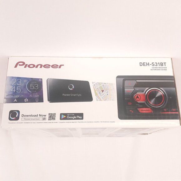 Pioneer DEH-S31BT In-Dash CD Receiver With Bluetooth / Spotify / Pandora & Smart - Picture 2 of 6